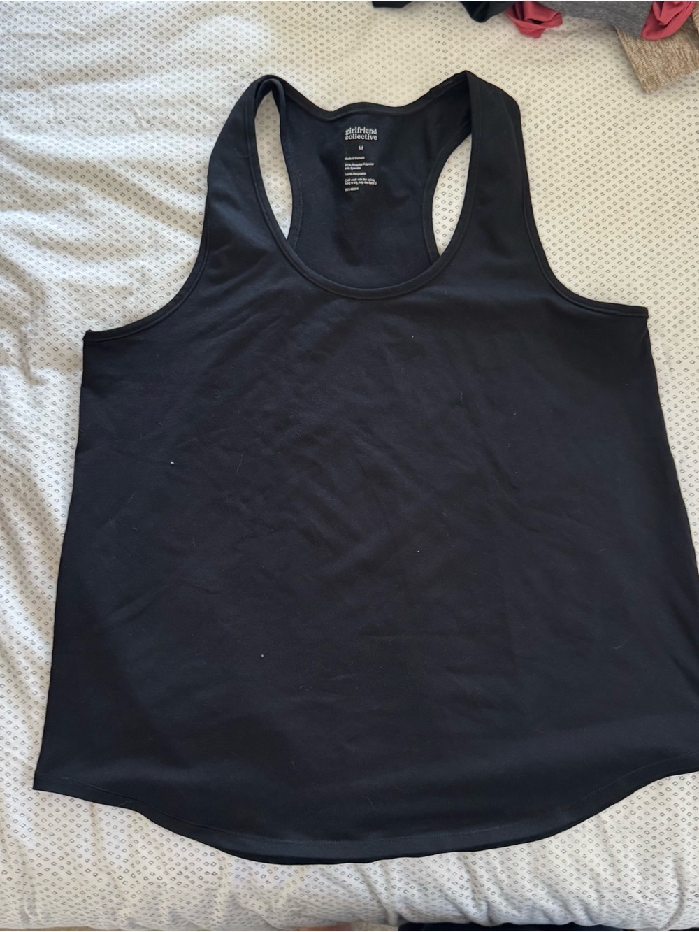 girlfriend collective Black Racerback Tank